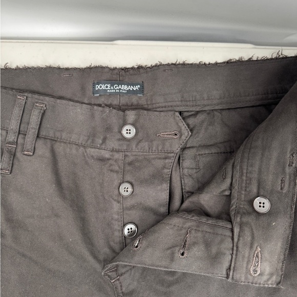DOLCE & GABBANA Chino Pants Brown Cotton Men's Trousers Size 54 - Picture 7 of 14